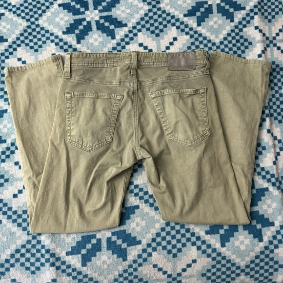 AG Adriano Goldschmied Men’s The Tellis Modern Slim Pants in‎ Green Size 32 x 34 - Picture 2 of 8